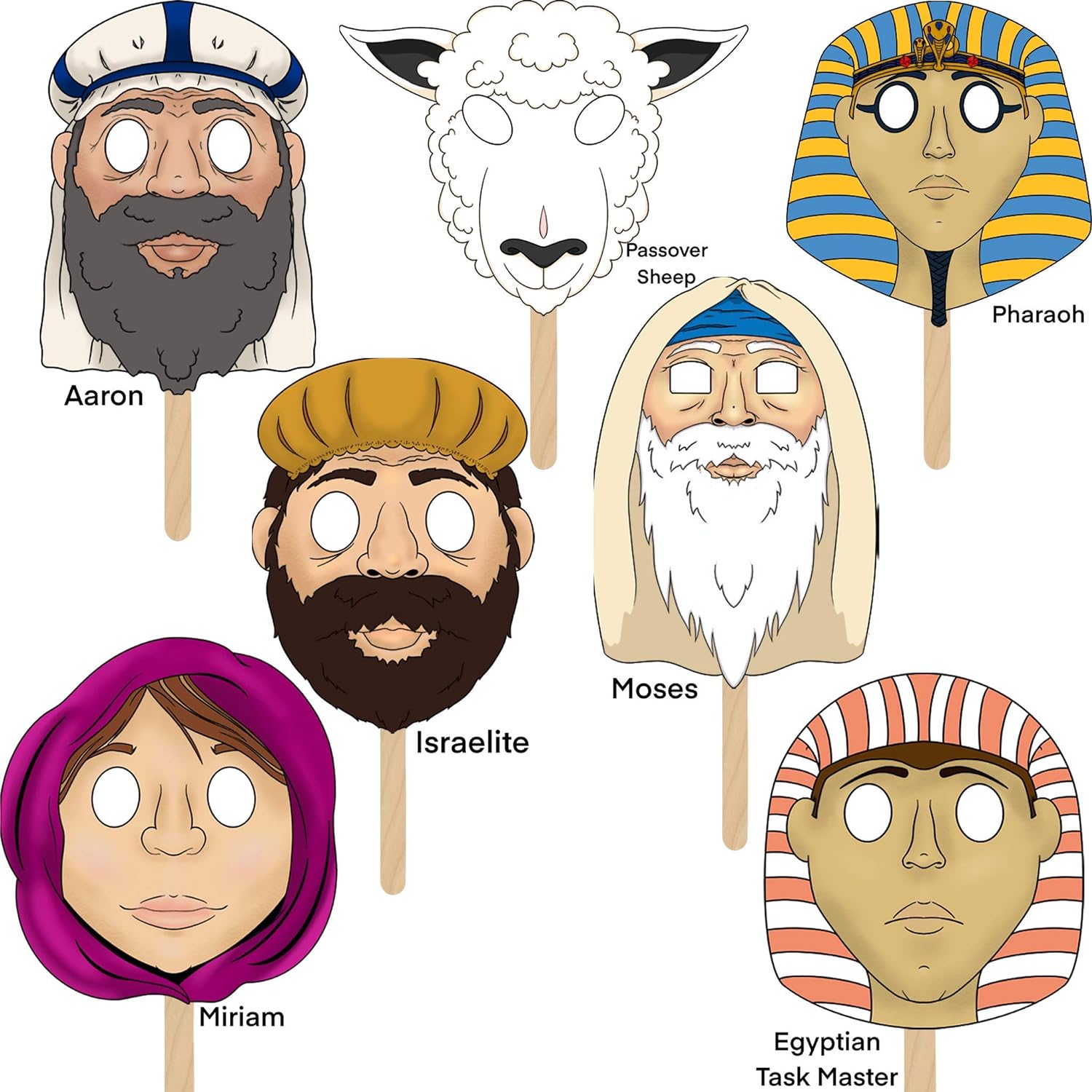 Best Jewish Books - Passover seder masks